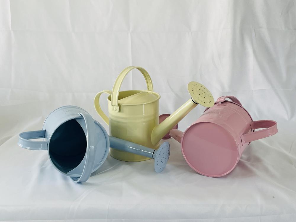 Adorable colorful children's watering cans