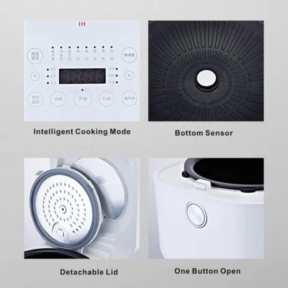 Newest 1L 1.5L 1.8L IH Rice Cooker with 3D Heating and Iron Inner Pot