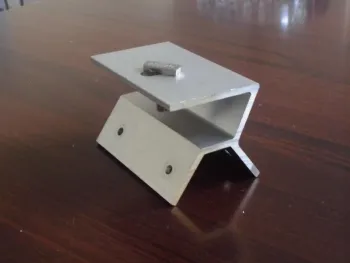 Clear Electrophoretic Coated Tin Roof Hook Solar Roof Mounting Systems With Multicolor