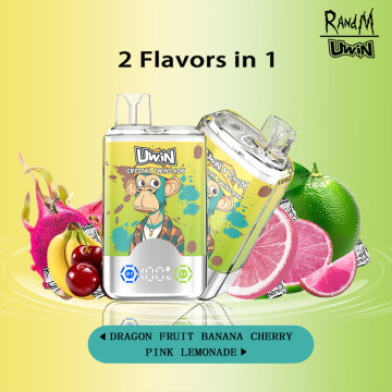 Uwin Randm Twins Crystal 40K Puffs Grosir