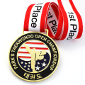 Medalhas de taekwondo personalizadas de corrida coreana de boxe