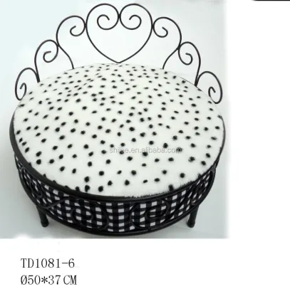 Luxury novelty wrought iron pet sofa bed