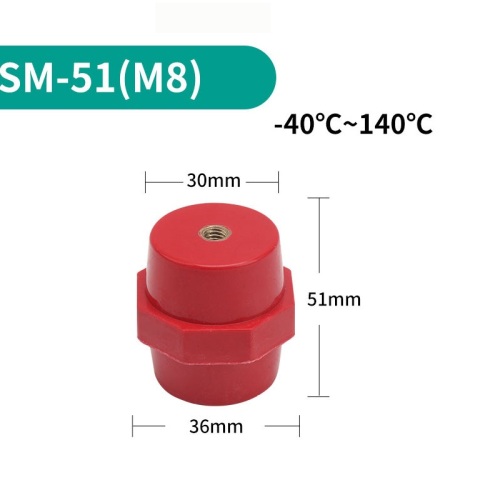 Isolante de alta resistência para suporte de isolamento de linha neutra