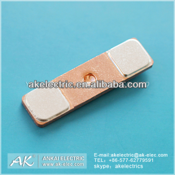 Electrical auto stamping contact strip for switches RoHS Approved