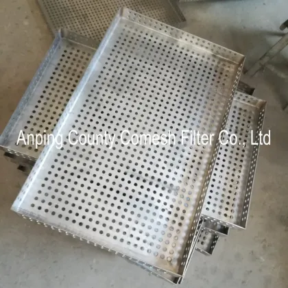 Punched Metal Wire Mesh Drying Electronics Trays
