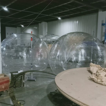 Bola Akrilik Transparan Berwarna Kustom: 14 inci, 15 inci, 16 inci &amp; 400mm setengah bola