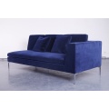 B&B italia Charles sofa in velvet fabric