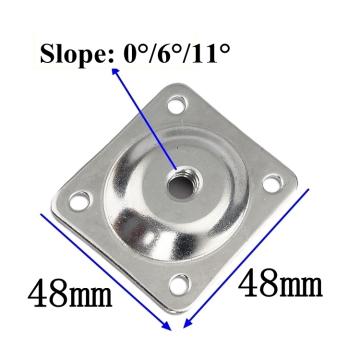 Carbon Steel Table Legs with Mounting Plate - Modern Furniture Accessory