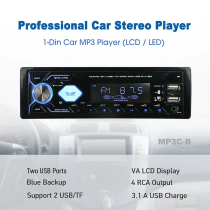 Pioneer Car Stereo MP3 MP4 Player and Radio System