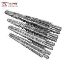 SPC Floor Extruder Conical Twin Bimetallic Screw