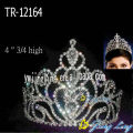 4 Inch Beauty Rhinestone Queen Crowns