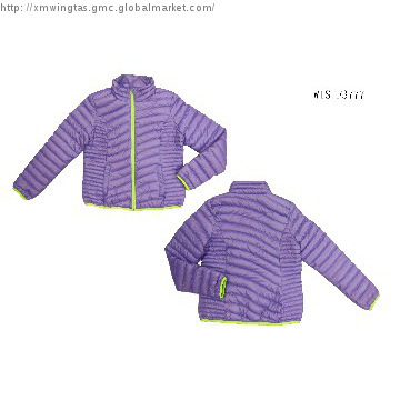Fashional lady\'s light down jacket