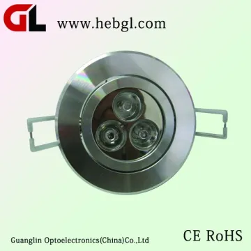 3w led round ceiling downlight led down light office light