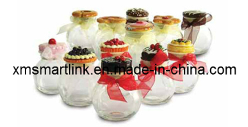 Tarro de cristal de la decoración de la galleta (volumen 200ml)