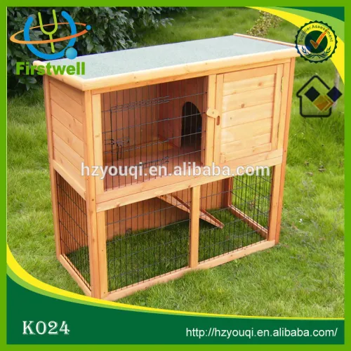 Large Run Wooden Rabbit Hutch/new Style Rabbit Hutch, High Quality
