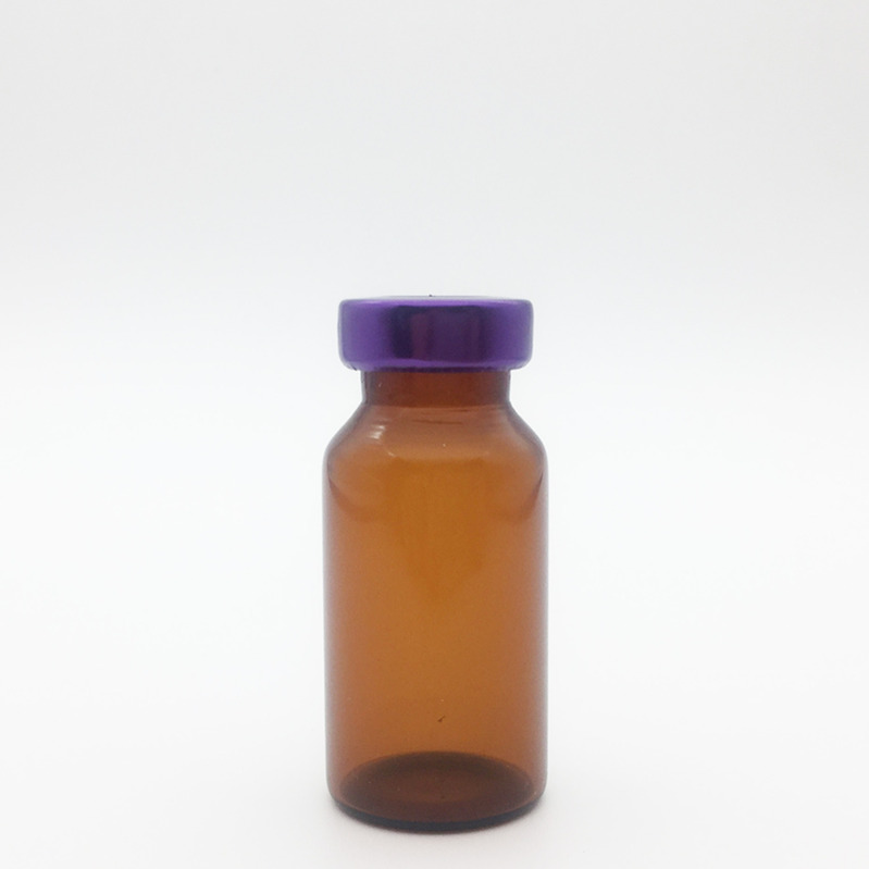 8ml Amber Sterile Serum Vials Purple