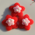 12 * 28MM résine acrylique Star Beads perles de cabochon à dos plat