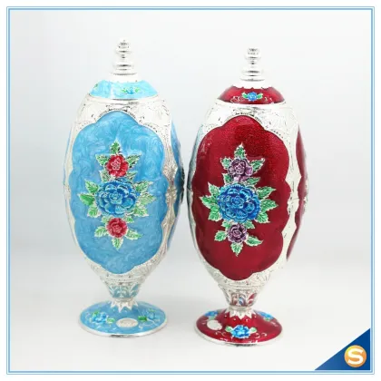 Wedding Favor Rose Design Enamel Handmade Toothpick Holders Unique