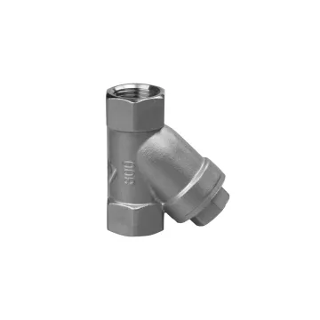 Y type Strainer ball valve stainless steel 304