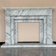 Hand Carved Marble Fireplace Surround for Custom Orders