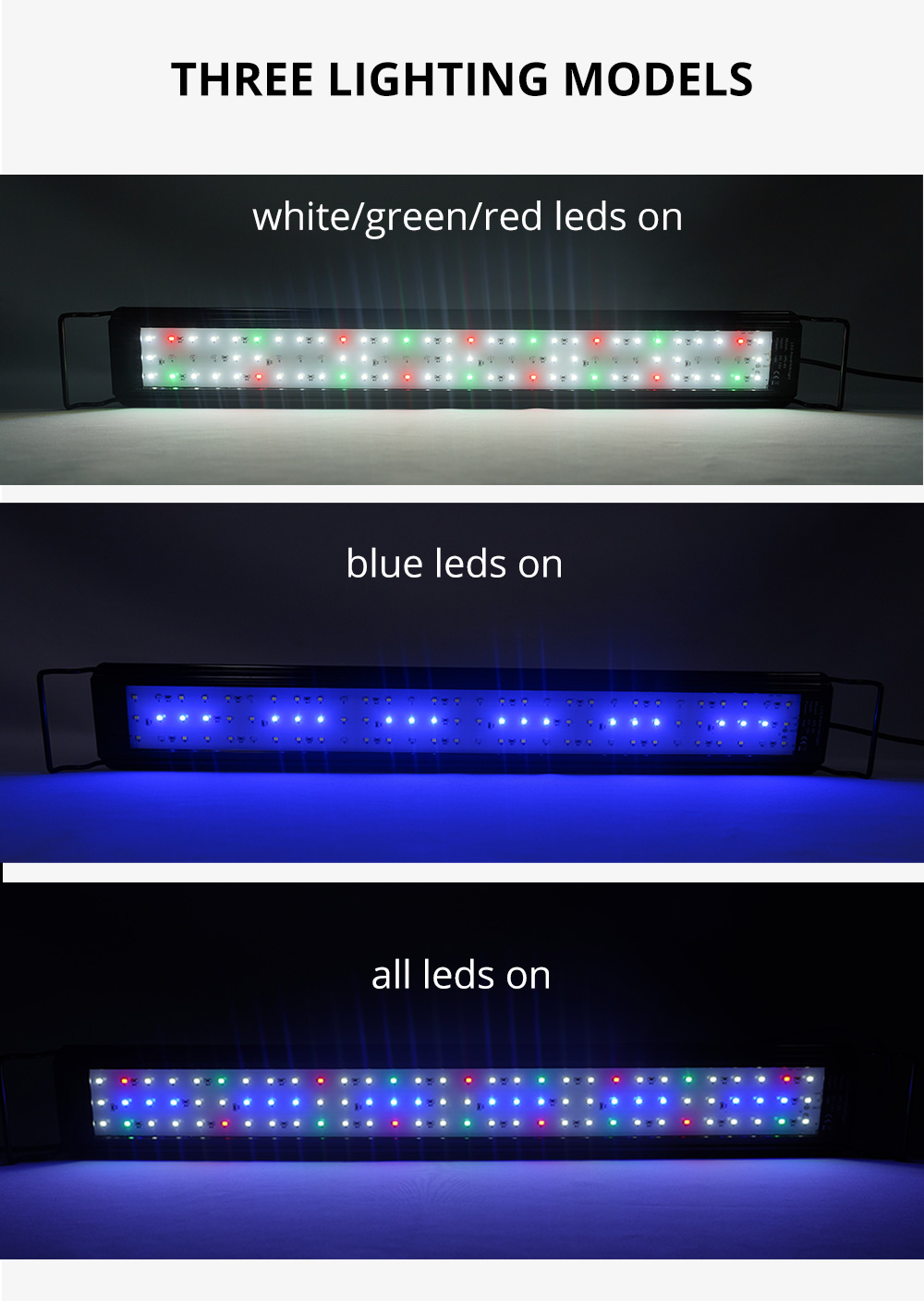 full color led aquarium light