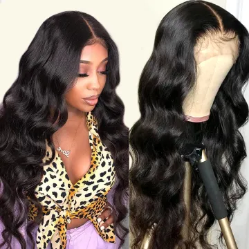 Wholesale Brazilian Hair Glueless HD Lace Front Wig,Transparent Lace Wig 100% Human Hair,13x6 Lace Frontal Wig For Black Women