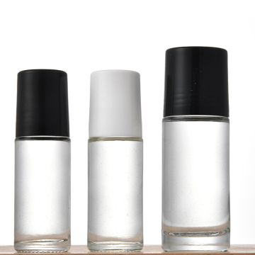 Clear Roll-On Green Blue Amber Essential Oil Bottle 30ml/50ml Glass Roller for Perfume Deodorant