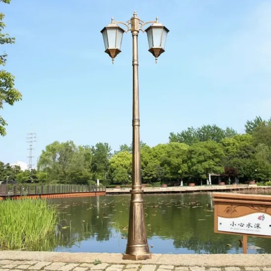 European retro 3M garden light lawn light