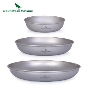 Boundless Voyage Pure Titanium Camping Tableware Set