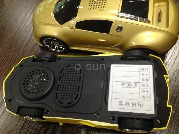 Docking Car shape speaker,with LED Screen ,big Lamborgini- docking