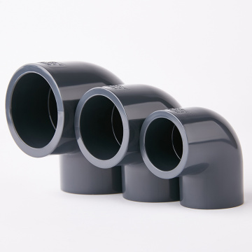UPVC 90 درجة الكوع تركيب الأنابيب DIN PN16