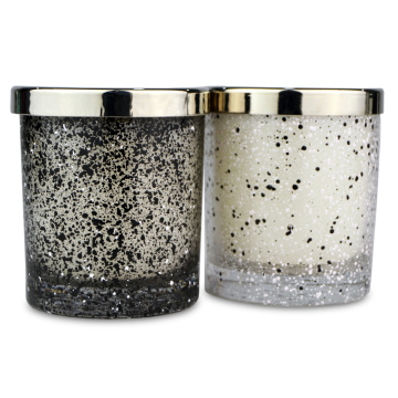 Luxury Clear Glass Scented Candles With Spot Surface