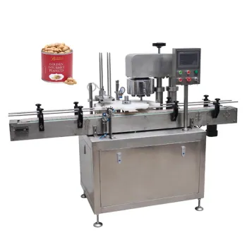 Rotary Automatic Nuts Coffee Bean Can Sealing Machine