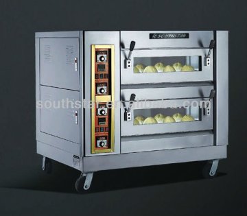 Canton Fair горячая распродажа двойная пицца духовка для ресторанов