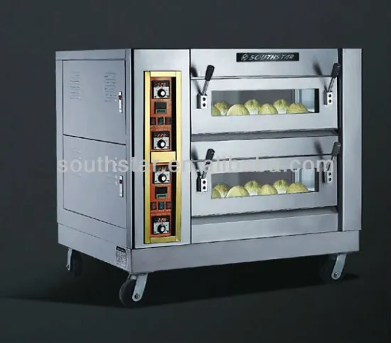 Canton Fair Hot Sale Double Pizza Oven for Restaurants