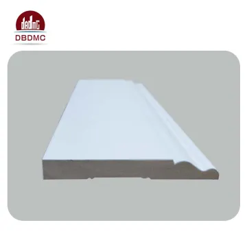 White Primed MDF Baseboard Skirting Moulding