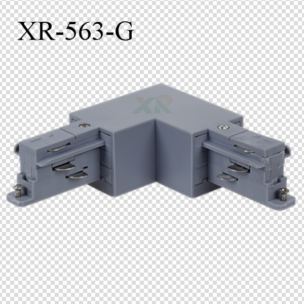 3 Circuit Track T connector in gray