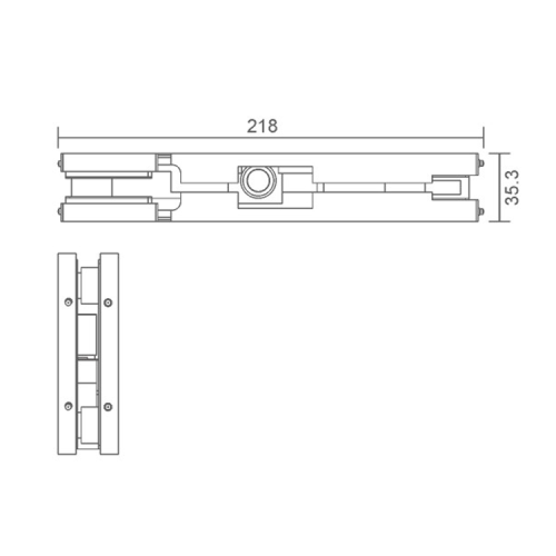 Стеклянная зажима из нержавеющей стали.