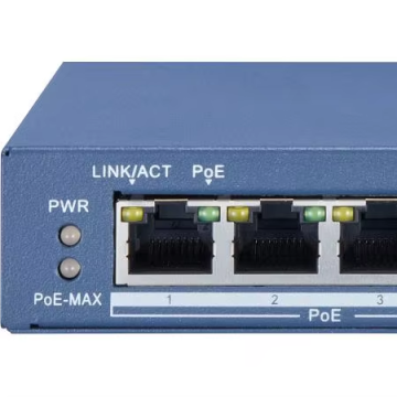 Hikvision OEM DS-3E0505P-E 4Port Gigabit PoE Switch with 6KV Surge Protection
