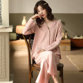 Spring and autumn cotton long-sleeved pajamas