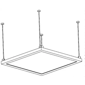 600x600x12mm 36W/42W led panel indicators