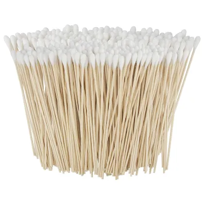 Organic Cotton Swabs and Buds for Removing Purcotton Disposable Eyelash Extension Glue