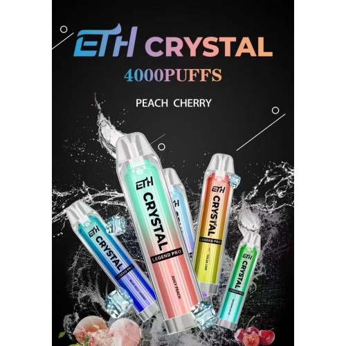 ETH Crystal 4000 Puffs dispensáveis ​​vape no atacado europeu