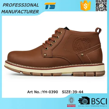 Waterproof Leather Boots Men Shoes Boots