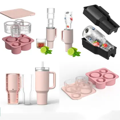 Stanley Cup Silicone Ice Tray with Cover