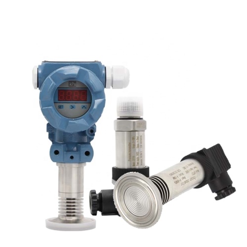 Sanitary Flush membrane Liquid milk pressure level sensor