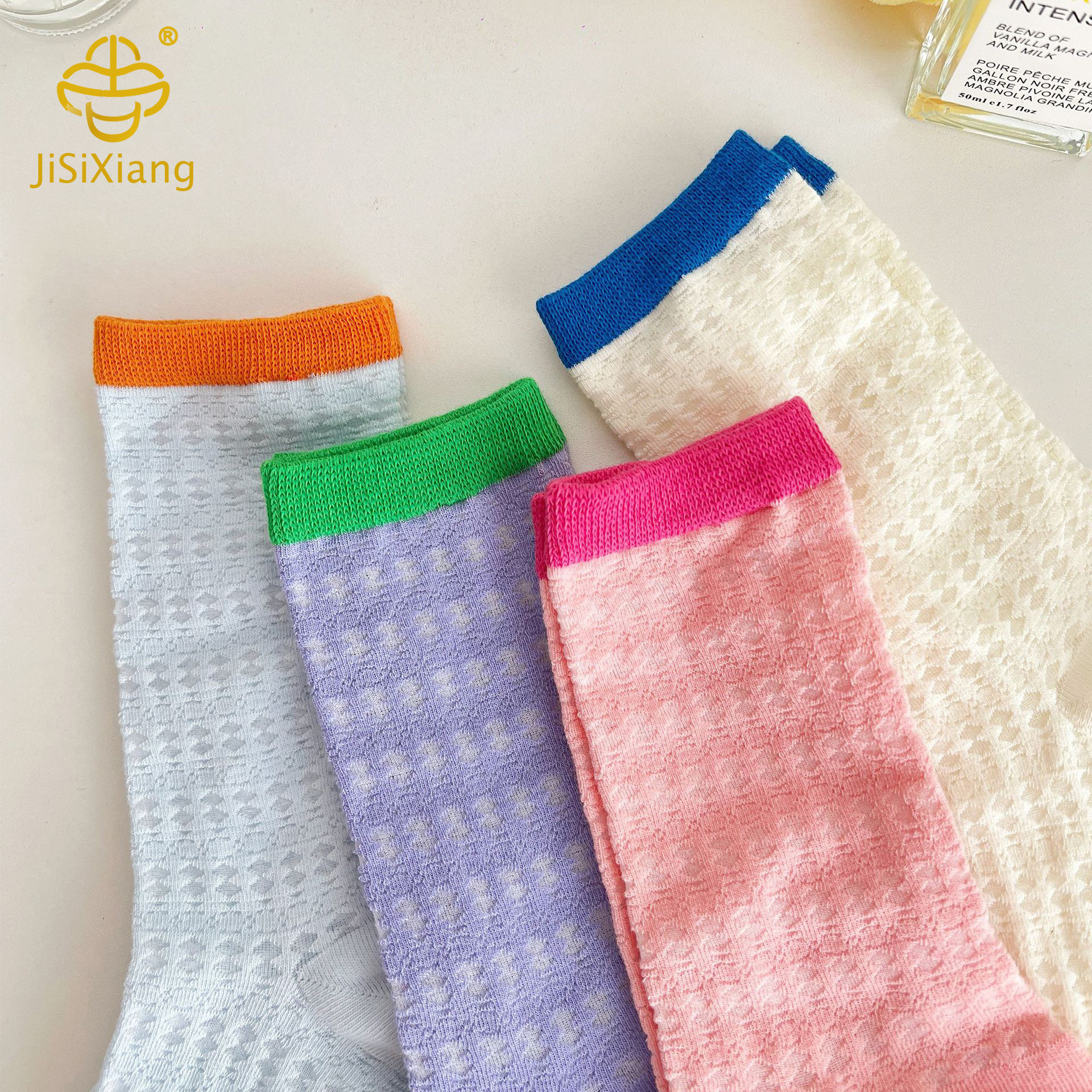 Stacked socks in a pile