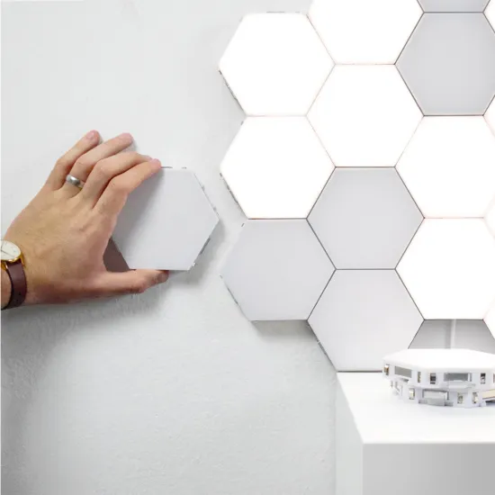 Touch Sensitive Hexagonal RGB LED Night Light for Living Room