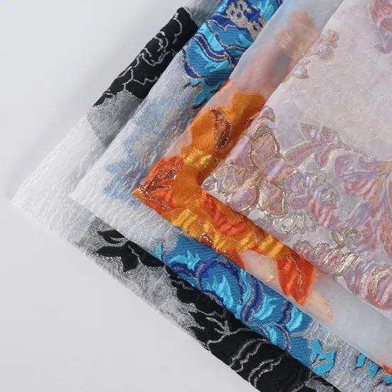 Wholesale Selection of Decorative Fabrics: Metallic Organza, Brocade, Dirac, Somali Embroidery, Lace, and Silk for Dress Making and DIY Handcrafts