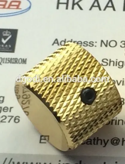 Aluminum Guitar 6mm Round Metal Knob Potentiometer Audio Knob